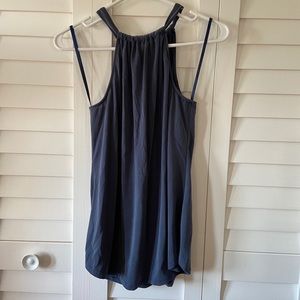 navy blue dressy tank top